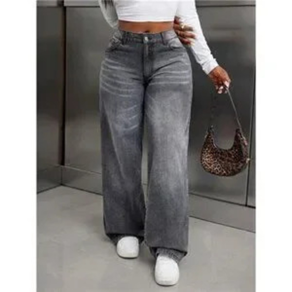 High Waist Wide Leg Jeans